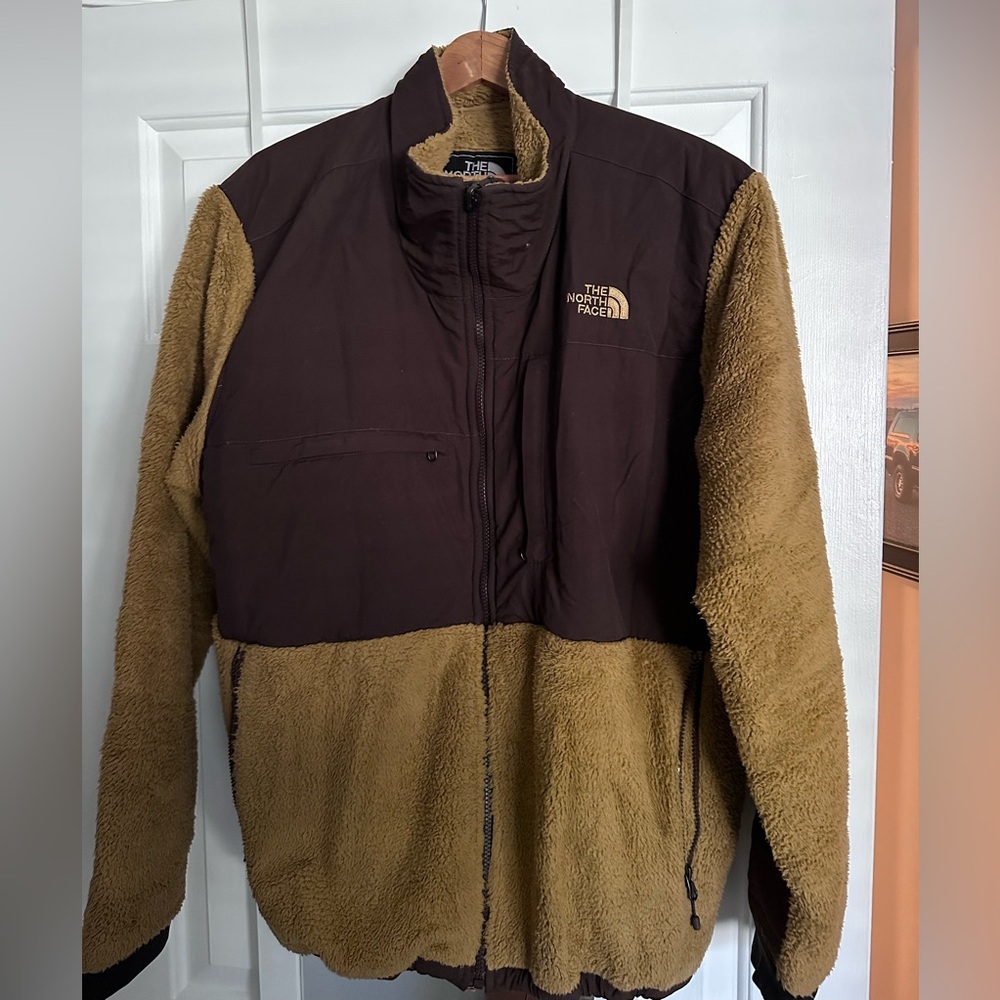 North Face Brown and Tan Fleece Men’s Size XL
